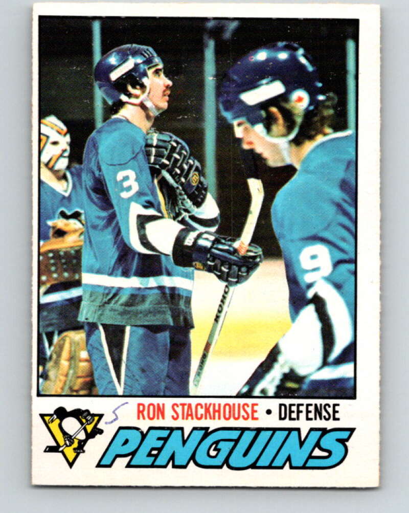 1977-78 O-Pee-Chee #157 Ron Stackhouse  Pittsburgh Penguins  V14009