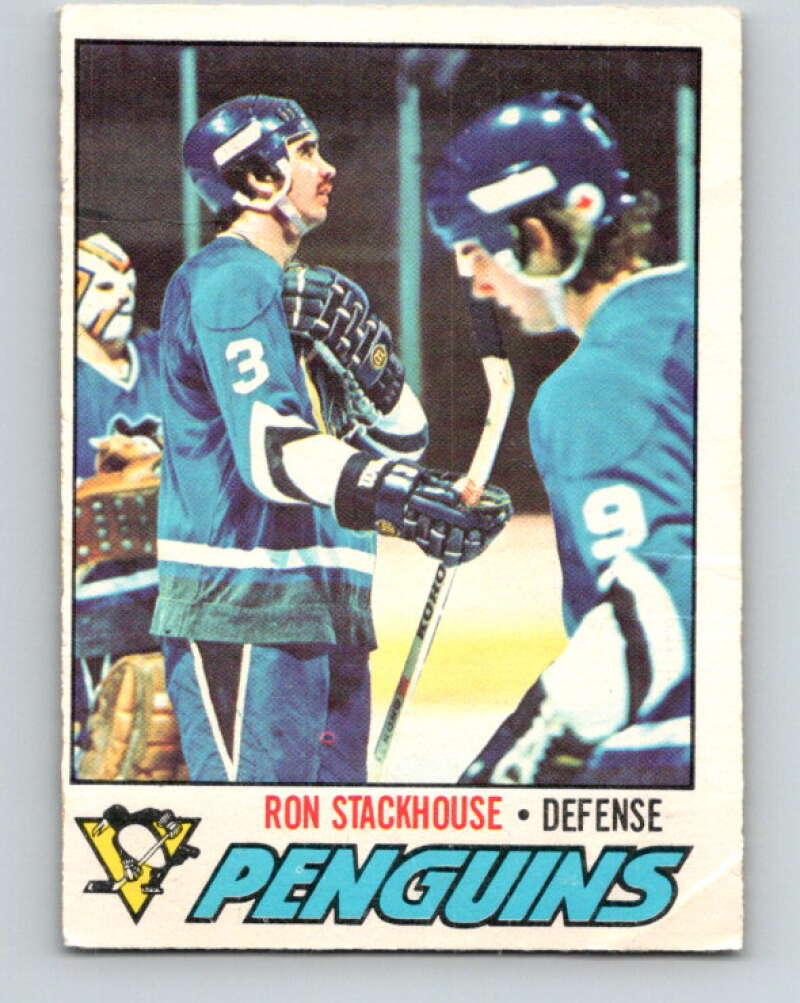 1977-78 O-Pee-Chee #157 Ron Stackhouse  Pittsburgh Penguins  V14010