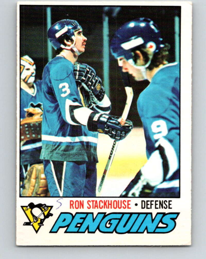 1977-78 O-Pee-Chee #157 Ron Stackhouse  Pittsburgh Penguins  V14011
