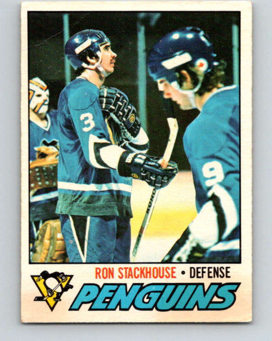 1977-78 O-Pee-Chee #157 Ron Stackhouse  Pittsburgh Penguins  V14012