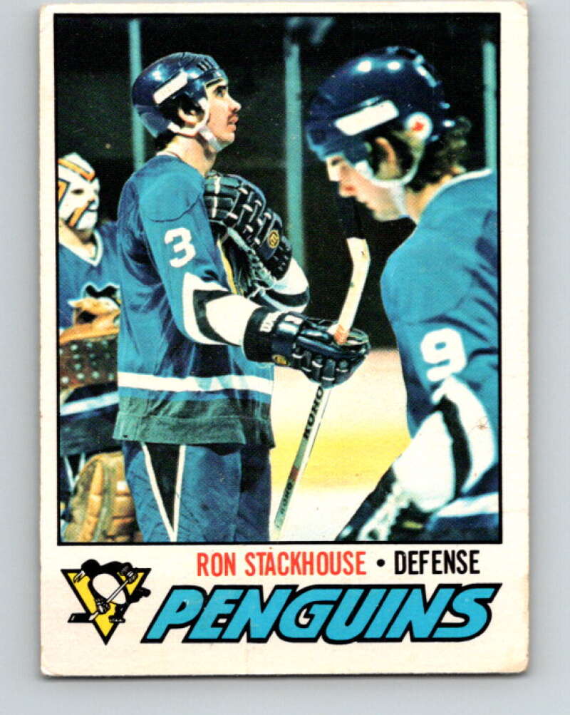 1977-78 O-Pee-Chee #157 Ron Stackhouse  Pittsburgh Penguins  V14013