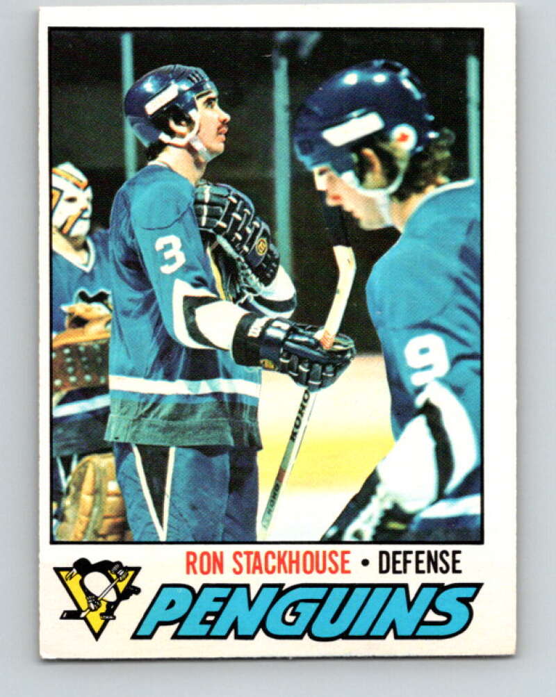 1977-78 O-Pee-Chee #157 Ron Stackhouse  Pittsburgh Penguins  V14014