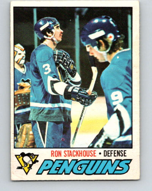 1977-78 O-Pee-Chee #157 Ron Stackhouse  Pittsburgh Penguins  V14015