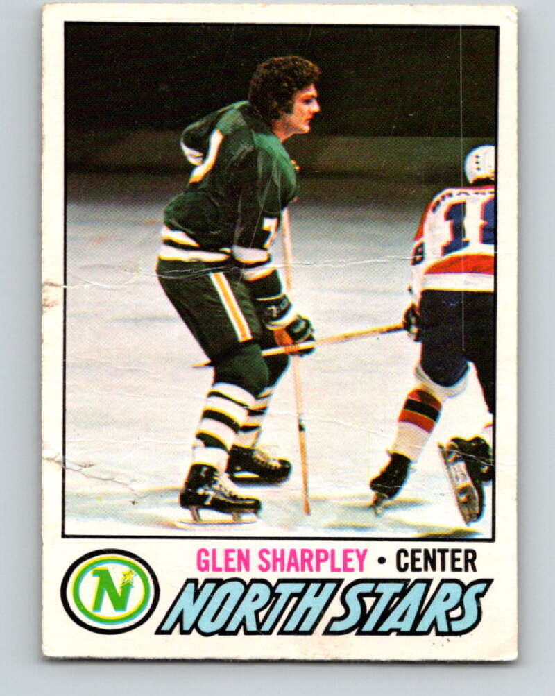 1977-78 O-Pee-Chee #158 Glen Sharpley  RC Rookie North Stars  V14017