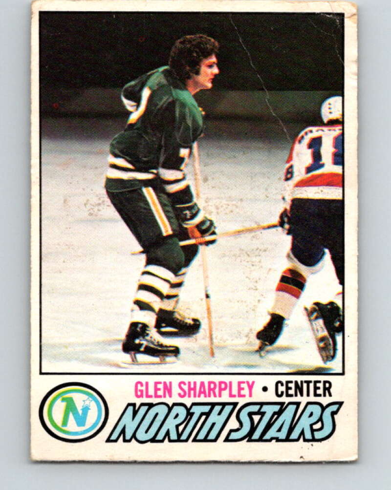 1977-78 O-Pee-Chee #158 Glen Sharpley  RC Rookie North Stars  V14027