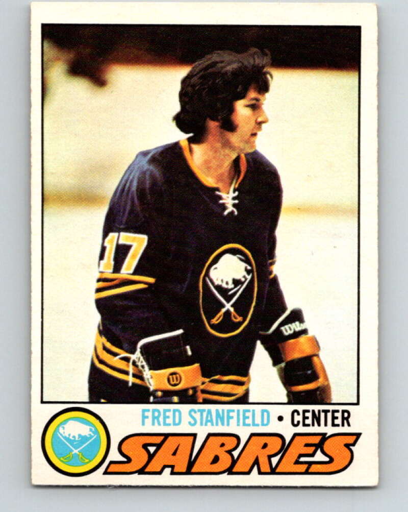1977-78 O-Pee-Chee #161 Fred Stanfield  Buffalo Sabres  V14049