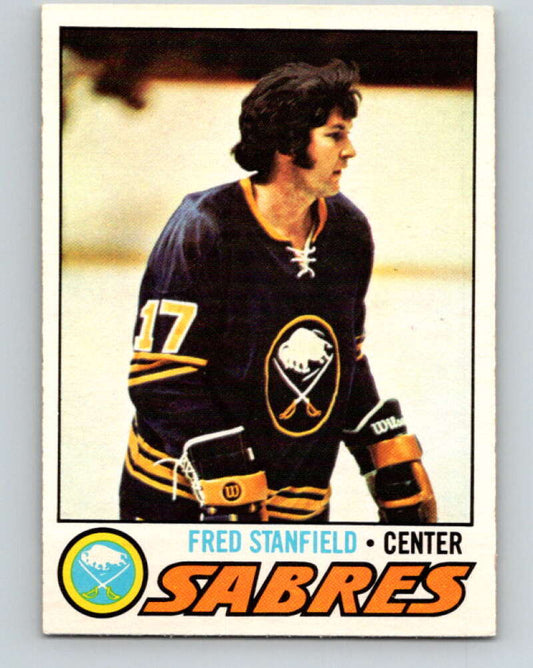 1977-78 O-Pee-Chee #161 Fred Stanfield  Buffalo Sabres  V14050