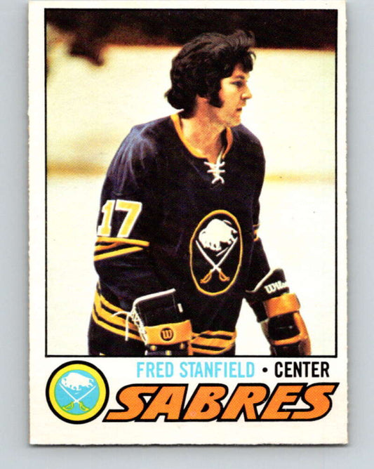 1977-78 O-Pee-Chee #161 Fred Stanfield  Buffalo Sabres  V14051