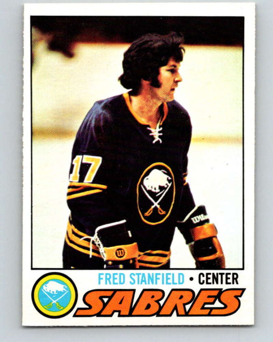 1977-78 O-Pee-Chee #161 Fred Stanfield  Buffalo Sabres  V14053