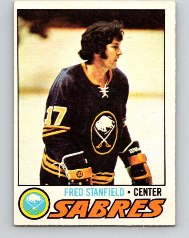 1977-78 O-Pee-Chee #161 Fred Stanfield  Buffalo Sabres  V14054
