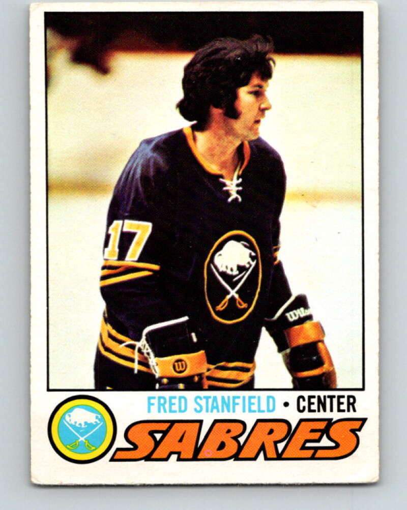 1977-78 O-Pee-Chee #161 Fred Stanfield  Buffalo Sabres  V14055