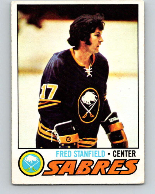 1977-78 O-Pee-Chee #161 Fred Stanfield  Buffalo Sabres  V14055