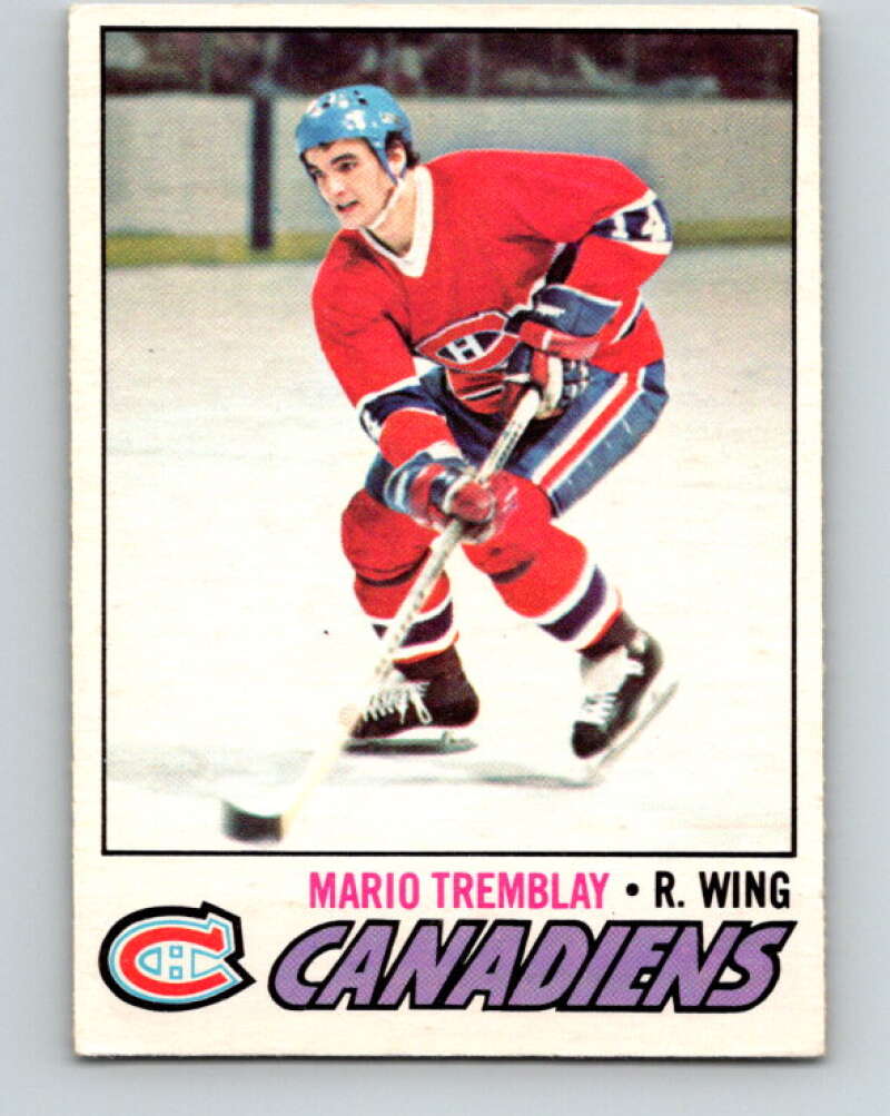 1977-78 O-Pee-Chee #163 Mario Tremblay  Montreal Canadiens  V14063