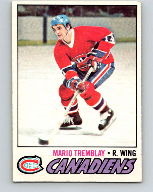 1977-78 O-Pee-Chee #163 Mario Tremblay  Montreal Canadiens  V14063