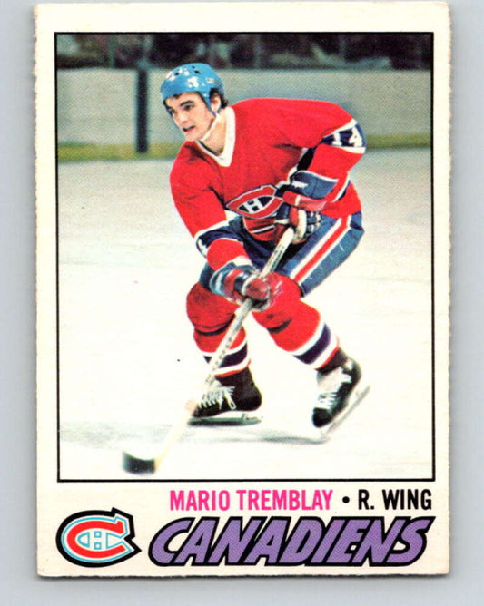 1977-78 O-Pee-Chee #163 Mario Tremblay  Montreal Canadiens  V14066