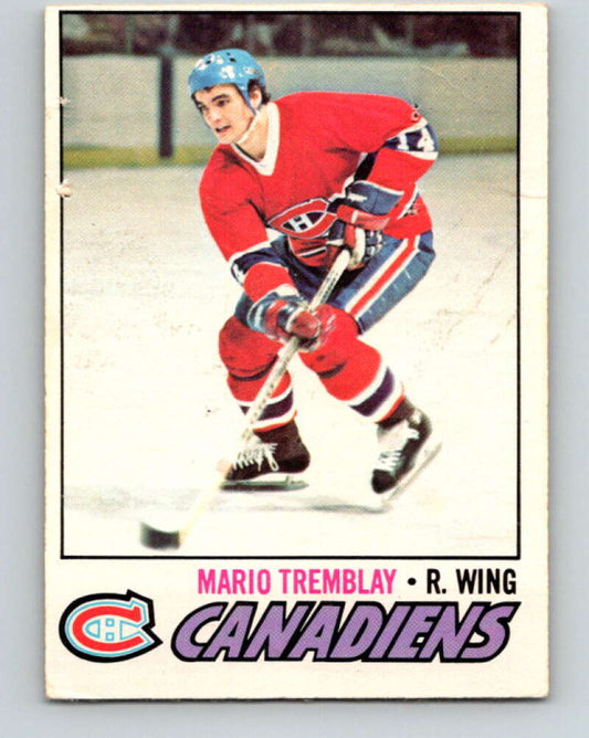 1977-78 O-Pee-Chee #163 Mario Tremblay  Montreal Canadiens  V14067