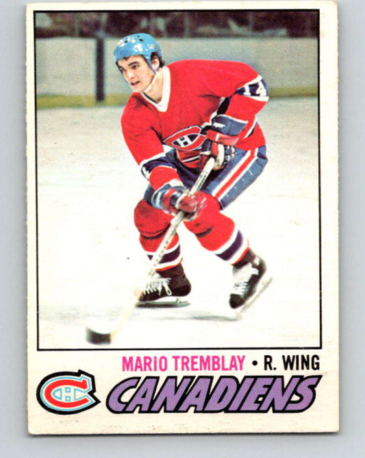 1977-78 O-Pee-Chee #163 Mario Tremblay  Montreal Canadiens  V14069