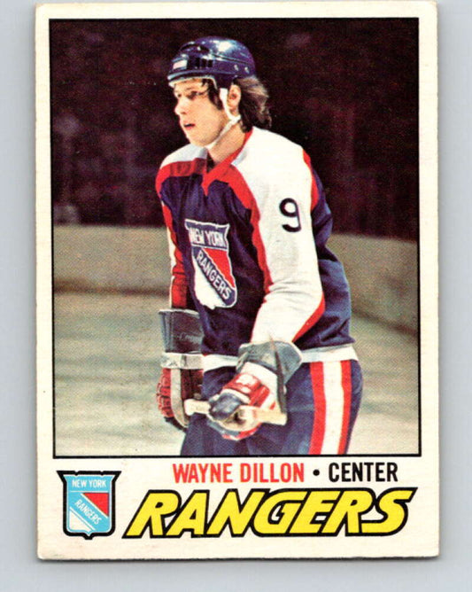 1977-78 O-Pee-Chee #166 Wayne Dillon  New York Rangers  V14087