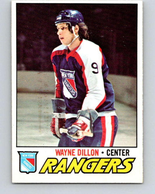 1977-78 O-Pee-Chee #166 Wayne Dillon  New York Rangers  V14088