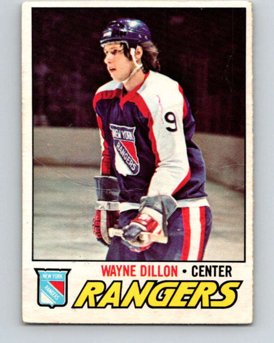 1977-78 O-Pee-Chee #166 Wayne Dillon  New York Rangers  V14089