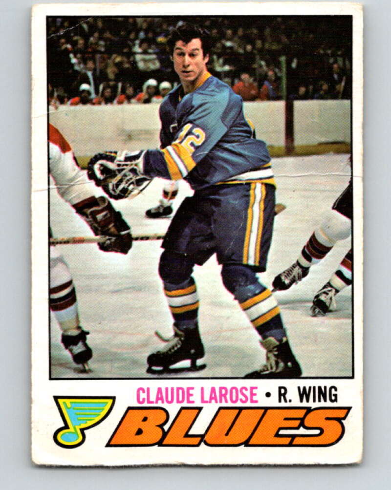 1977-78 O-Pee-Chee #167 Claude Larose  St. Louis Blues  V14093