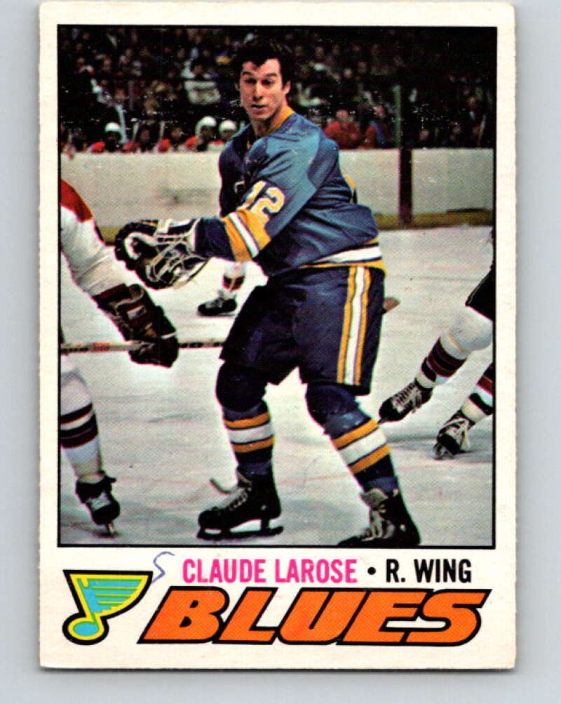 1977-78 O-Pee-Chee #167 Claude Larose  St. Louis Blues  V14094