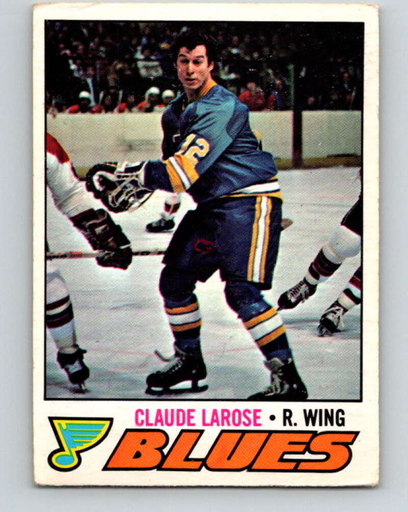 1977-78 O-Pee-Chee #167 Claude Larose  St. Louis Blues  V14095
