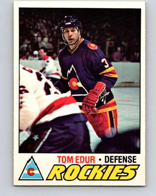 1977-78 O-Pee-Chee #169 Tom Edur  RC Rookie Colorado Rockies  V14104