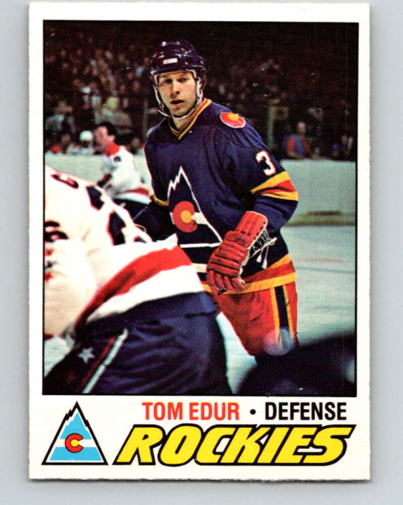 1977-78 O-Pee-Chee #169 Tom Edur  RC Rookie Colorado Rockies  V14105