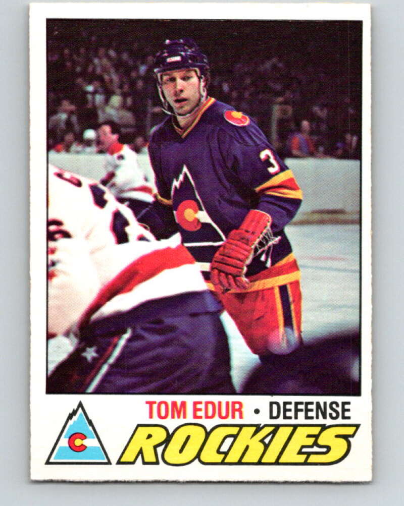 1977-78 O-Pee-Chee #169 Tom Edur  RC Rookie Colorado Rockies  V14106