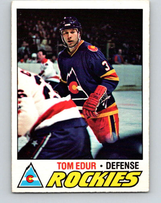 1977-78 O-Pee-Chee #169 Tom Edur  RC Rookie Colorado Rockies  V14107