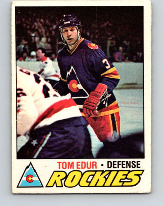 1977-78 O-Pee-Chee #169 Tom Edur  RC Rookie Colorado Rockies  V14108
