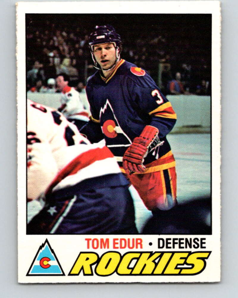 1977-78 O-Pee-Chee #169 Tom Edur  RC Rookie Colorado Rockies  V14109