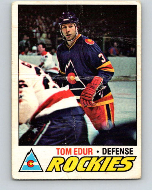 1977-78 O-Pee-Chee #169 Tom Edur  RC Rookie Colorado Rockies  V14110