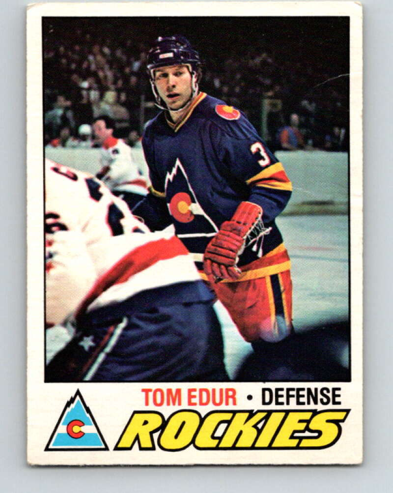 1977-78 O-Pee-Chee #169 Tom Edur  RC Rookie Colorado Rockies  V14111