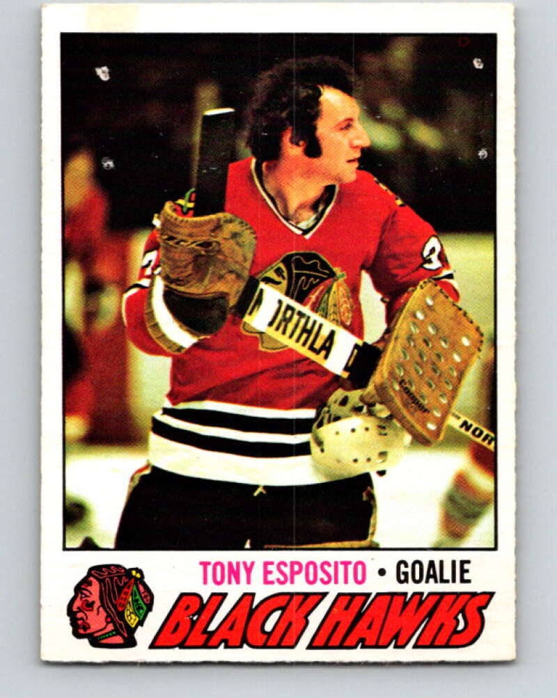 1977-78 O-Pee-Chee #170 Tony Esposito  Chicago Blackhawks  V14114