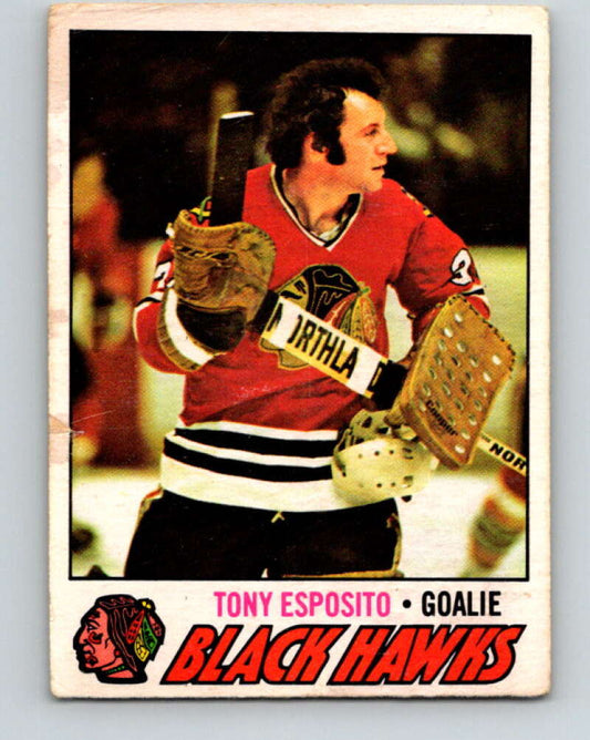 1977-78 O-Pee-Chee #170 Tony Esposito  Chicago Blackhawks  V14118