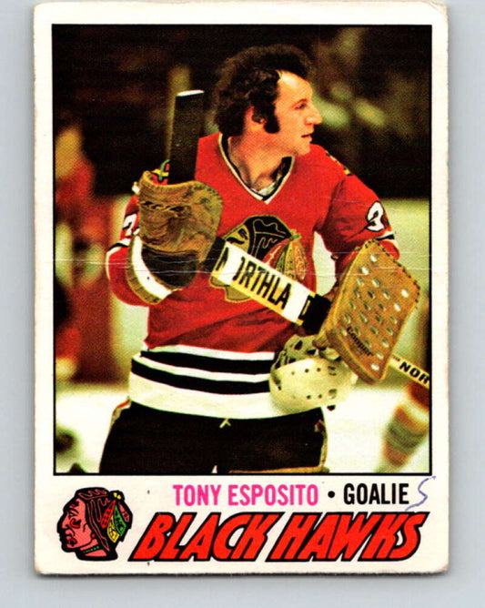 1977-78 O-Pee-Chee #170 Tony Esposito  Chicago Blackhawks  V14122