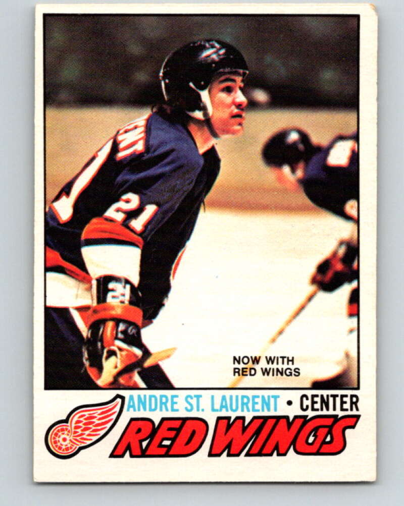 1977-78 O-Pee-Chee #171 Andre St. Laurent  Detroit Red Wings  V14123