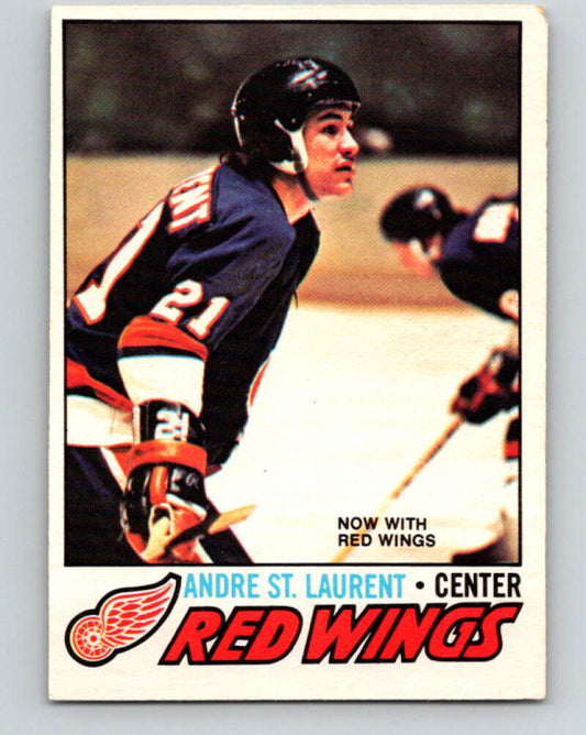1977-78 O-Pee-Chee #171 Andre St. Laurent  Detroit Red Wings  V14123