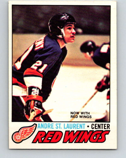 1977-78 O-Pee-Chee #171 Andre St. Laurent  Detroit Red Wings  V14127