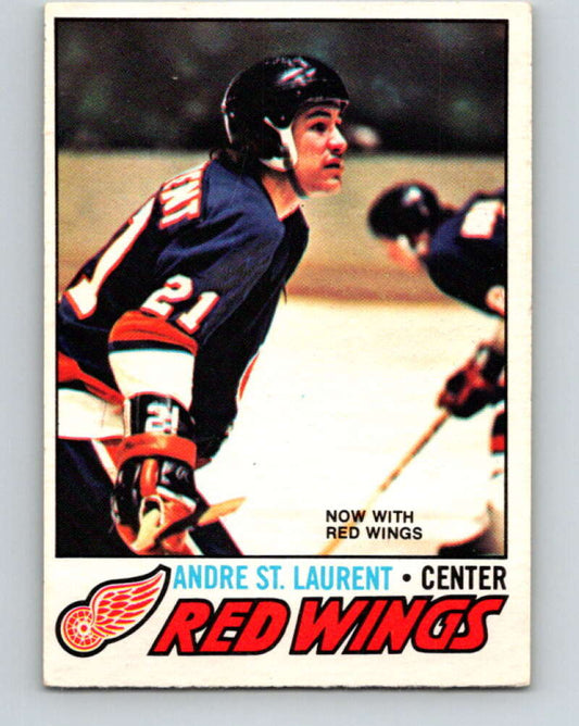 1977-78 O-Pee-Chee #171 Andre St. Laurent  Detroit Red Wings  V14128
