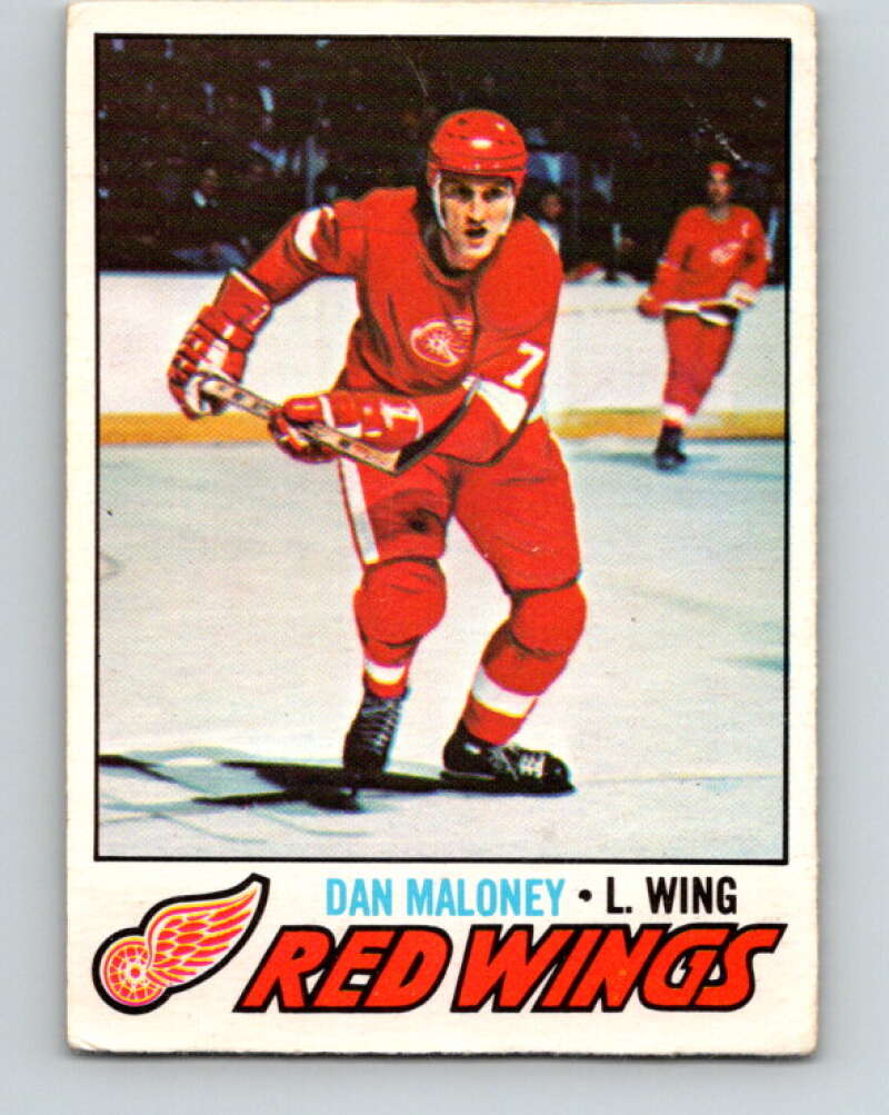 1977-78 O-Pee-Chee #172 Dan Maloney  Detroit Red Wings  V14135