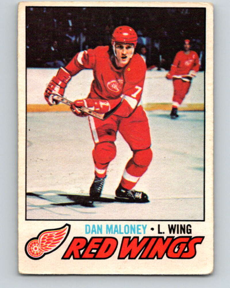 1977-78 O-Pee-Chee #172 Dan Maloney  Detroit Red Wings  V14137