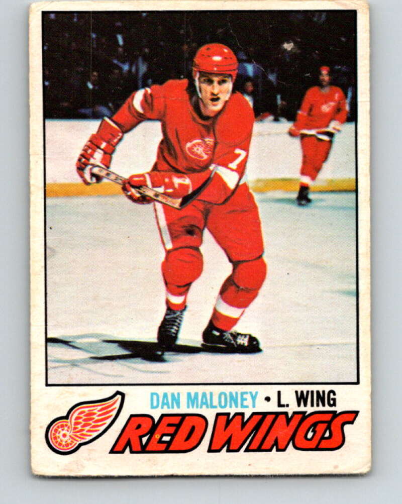 1977-78 O-Pee-Chee #172 Dan Maloney  Detroit Red Wings  V14138