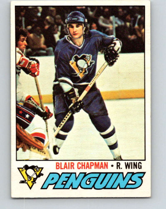 1977-78 O-Pee-Chee #174 Blair Chapman  RC Rookie Pittsburgh Penguins  V14151
