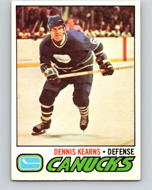 1977-78 O-Pee-Chee #175 Dennis Kearns  Vancouver Canucks  V14165