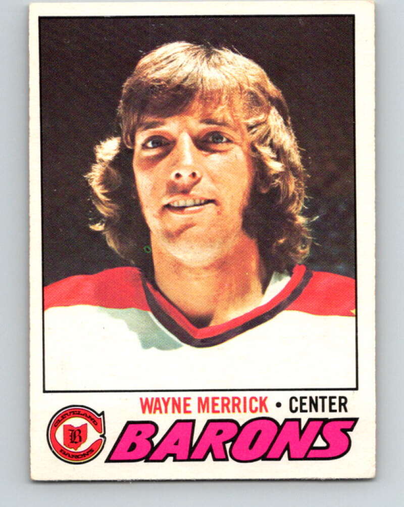 1977-78 O-Pee-Chee #176 Wayne Merrick  Cleveland Barons  V14168