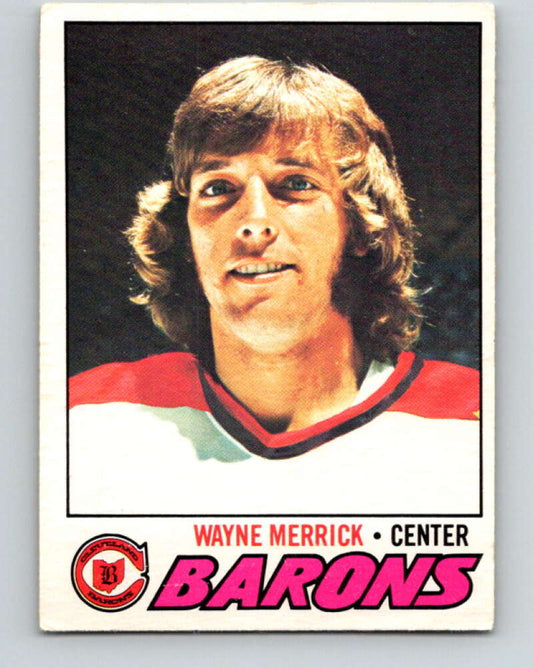 1977-78 O-Pee-Chee #176 Wayne Merrick  Cleveland Barons  V14169