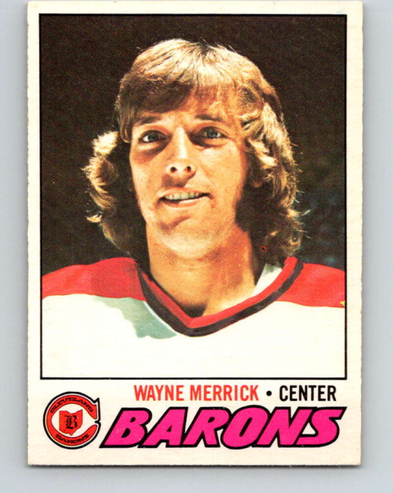 1977-78 O-Pee-Chee #176 Wayne Merrick  Cleveland Barons  V14171